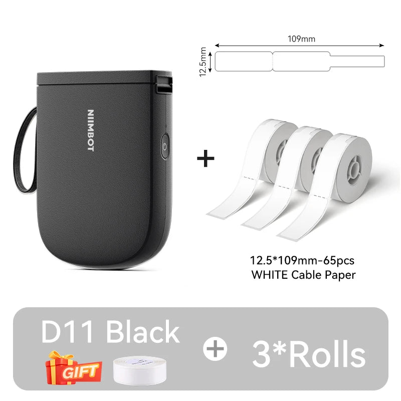 LabelGo™ D11 Mini Bluetooth Label Printer – Portable, Inkless & Rechargeable (Green)