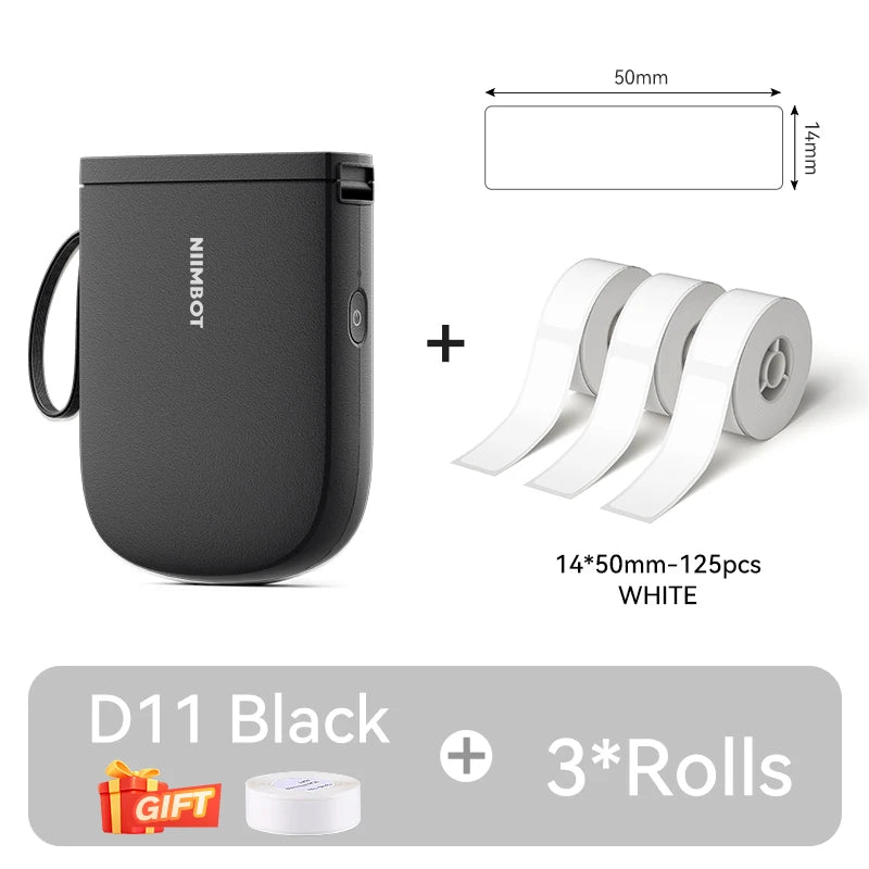 LabelGo™ D11 Mini Bluetooth Label Printer – Portable, Inkless & Rechargeable (Green)