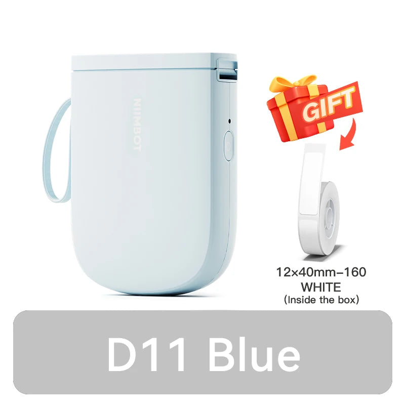 LabelGo™ D11 Mini Bluetooth Label Printer – Portable, Inkless & Rechargeable (Green)