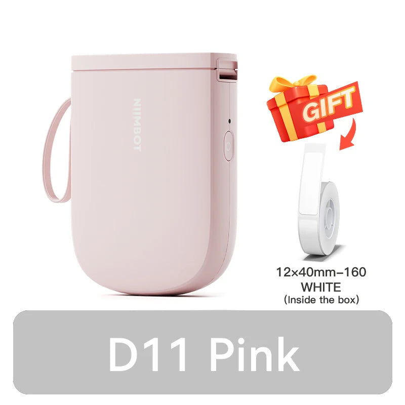 LabelGo™ D11 Mini Bluetooth Label Printer – Portable, Inkless & Rechargeable (Green)