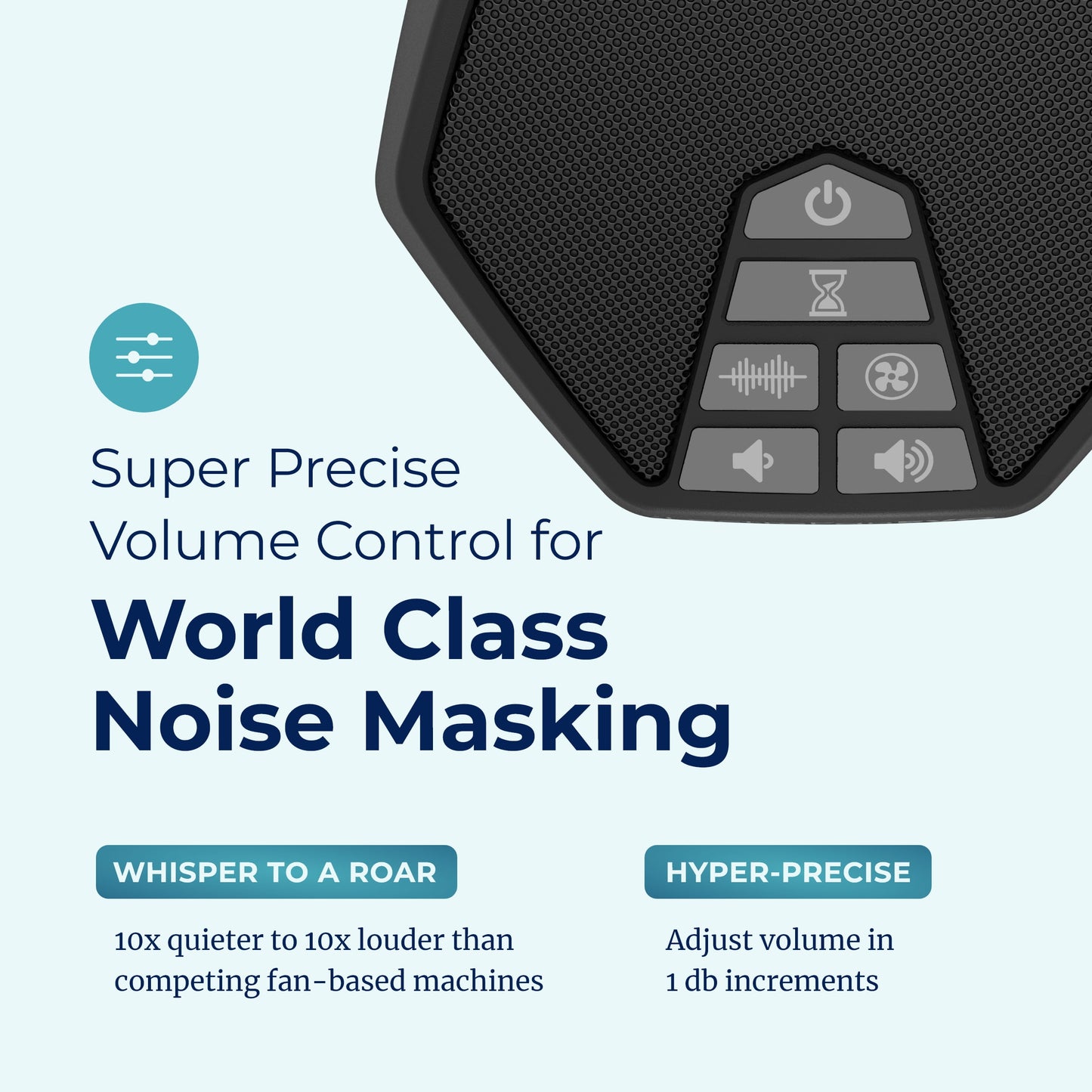EVO White Noise Sleep Machine – Portable Sound Therapy for Rest & Relaxation